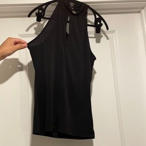 Stretchy black high neck top from Forever 21